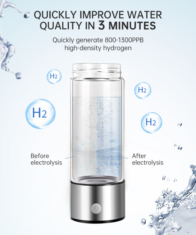 HydroPulse™ Hydrogen Water Bottle
